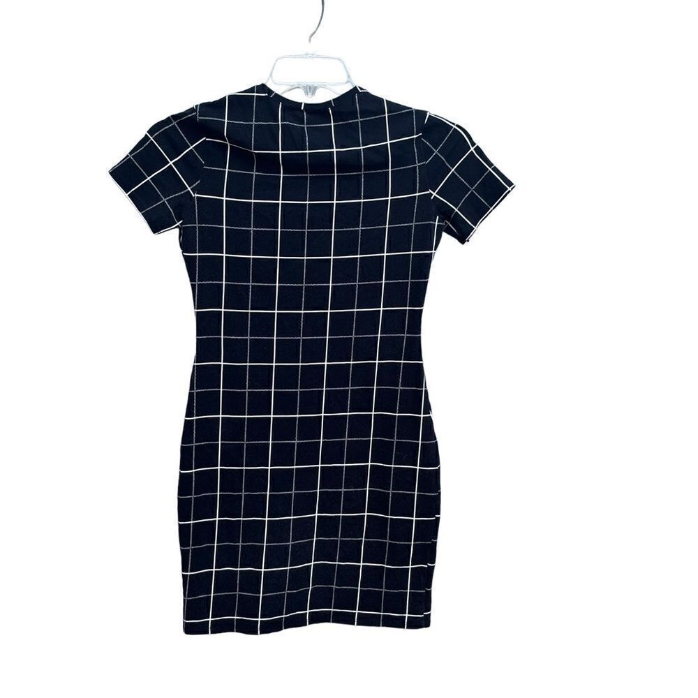 H&M Divided Dress Short Sleeve Black and White Women’s Size S - Picture 3 of 8